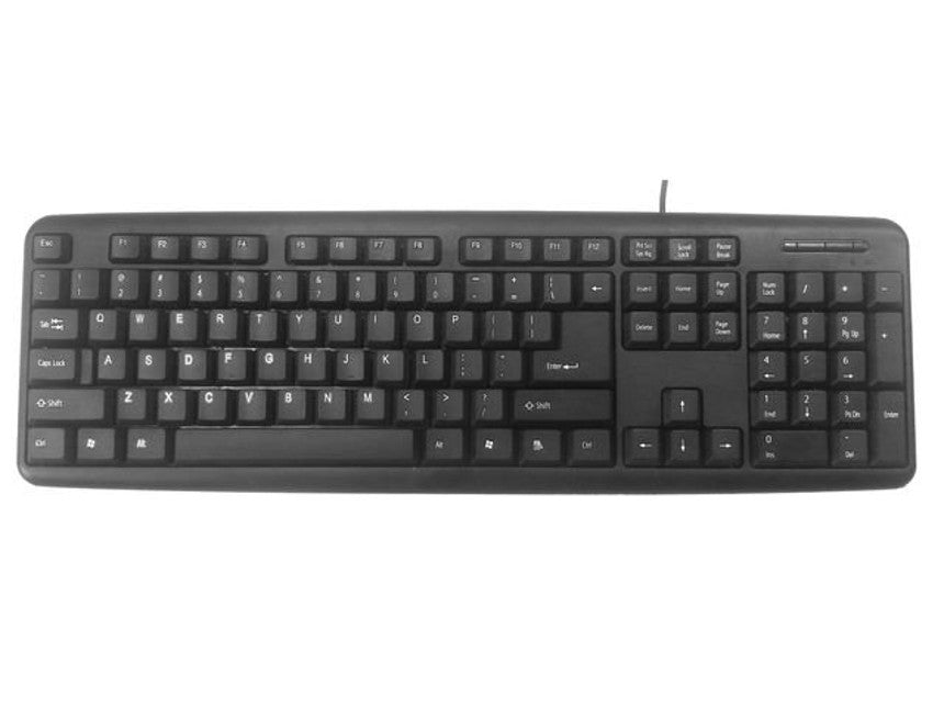Klawiatura USB KB-U-103 Gembird Czarna Przewodowa USB