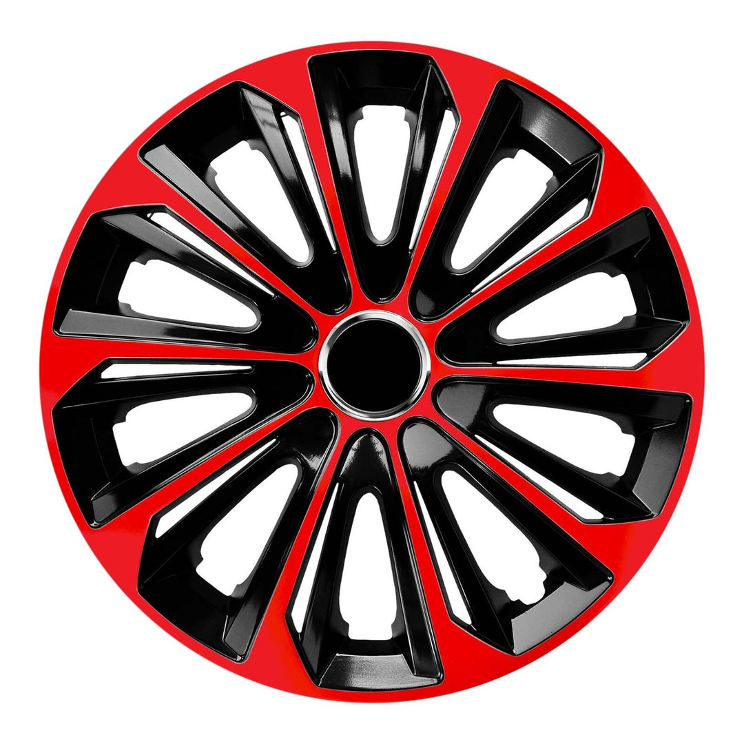 Kołpak uniwersalny 15'' NRM Extra Strong czerwono-czarny 1 sztuka