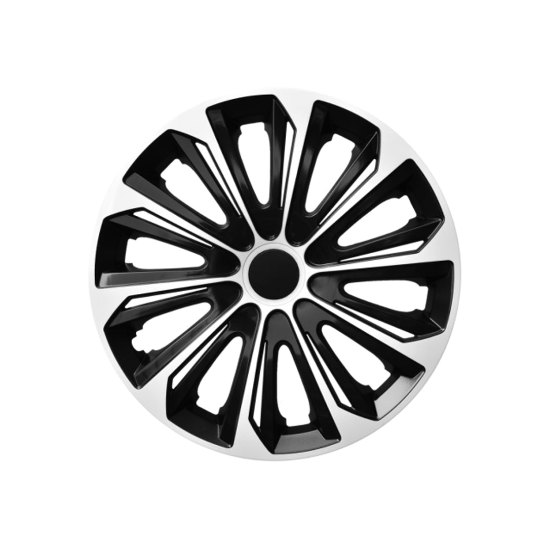 Kołpak uniwersalny 15" NRM Strong biało-czarny 1 sztuka