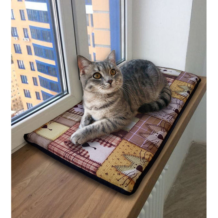 Legowisko poduszka dla kota na parapet 25x55cm Bertoni wzór PEXESO