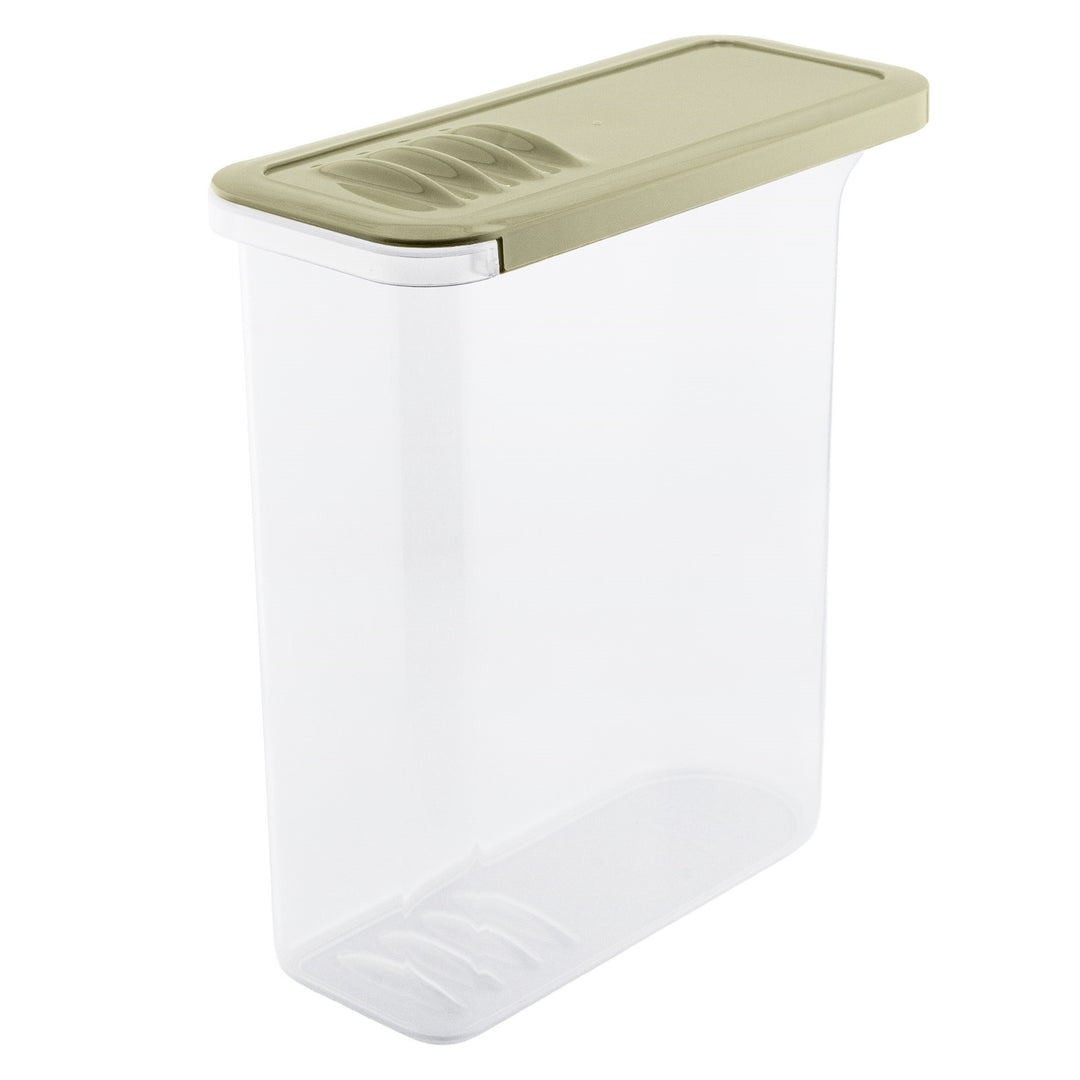Pojemnik na żywność BranQ, 2,5l, przezroczysty, oliwkowa pokrywka, Shark