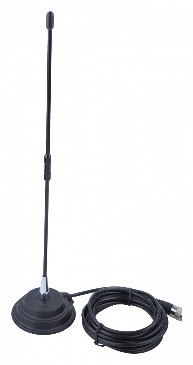 Antena CB z magnetyczną podstawą CB 50W, długość 45 cm