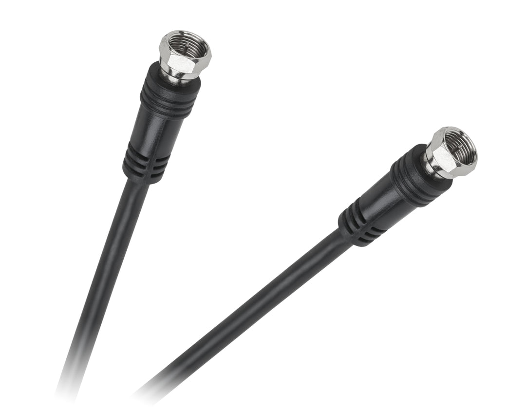 KABEL WTYK F - WTYK F CZARNY 0.25M PRZEDŁUŻKA F
