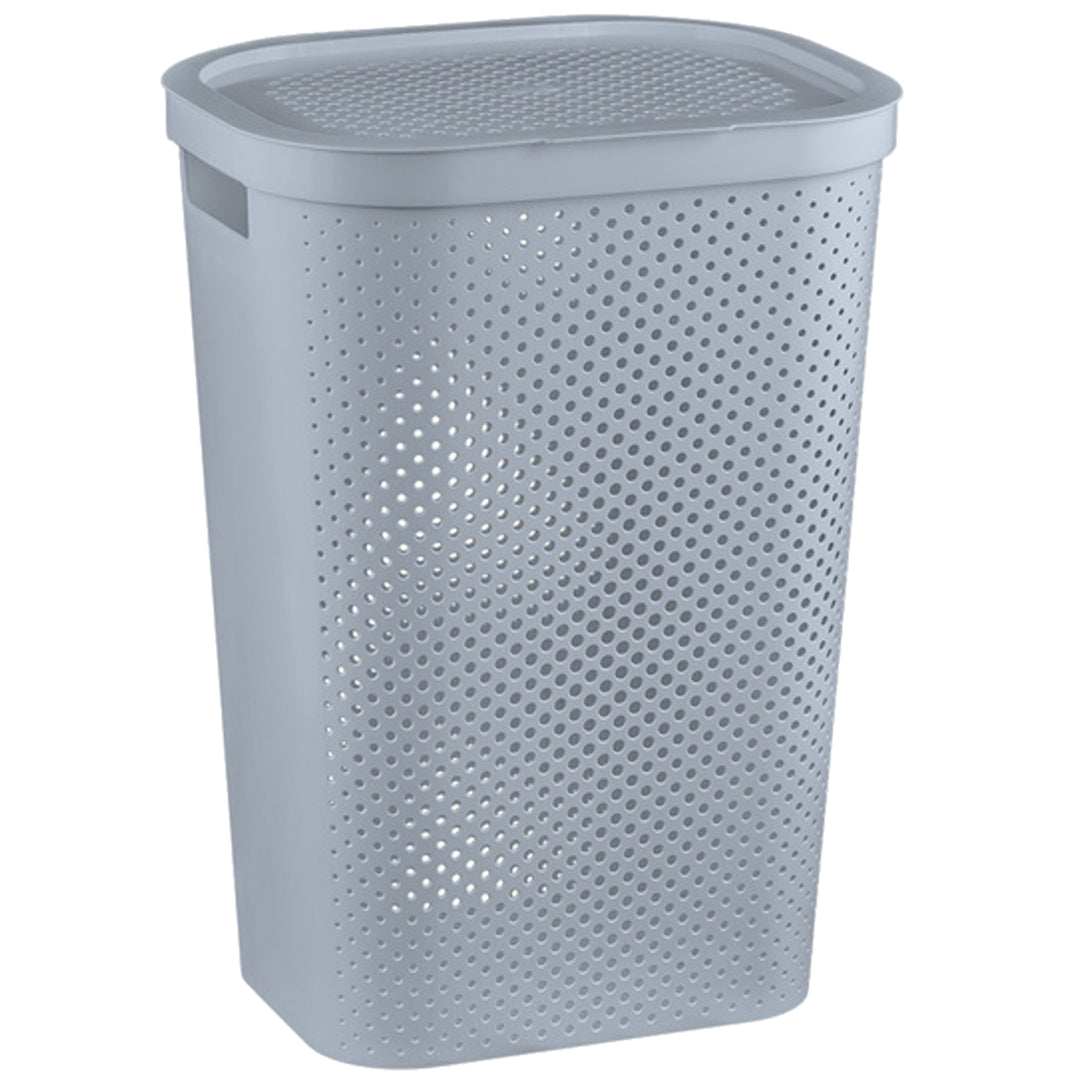 Kosz na bieliznę pranie Curver Infinity 60L szary 231008