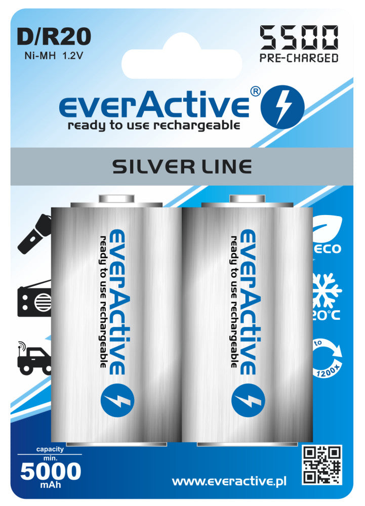 everActive 5500mAh Silver Line