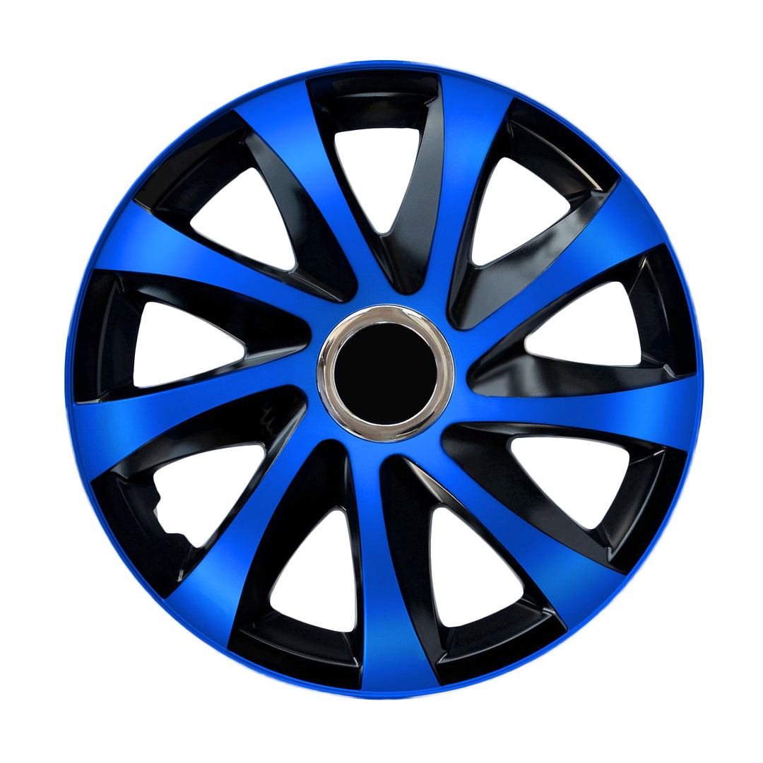 Kołpaki uniwersalne 15" NRM DRIFT Extra blue/black 4 sztuki