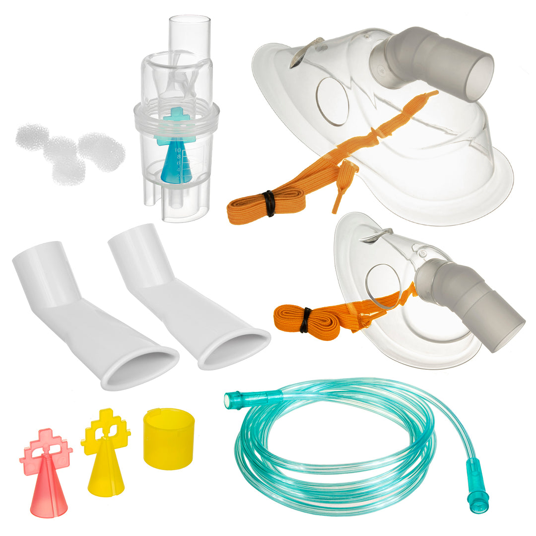 Zestaw do inhalatora Little Doctor LD-SET3, maski, nebulizator, przewód, filtry, końcówki do nosa