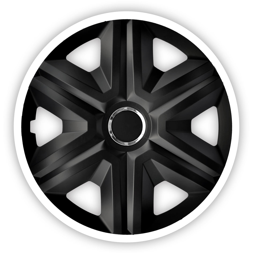 Kołpaki uniwersalne 15" NRM FAST LUX white 4 sztuki