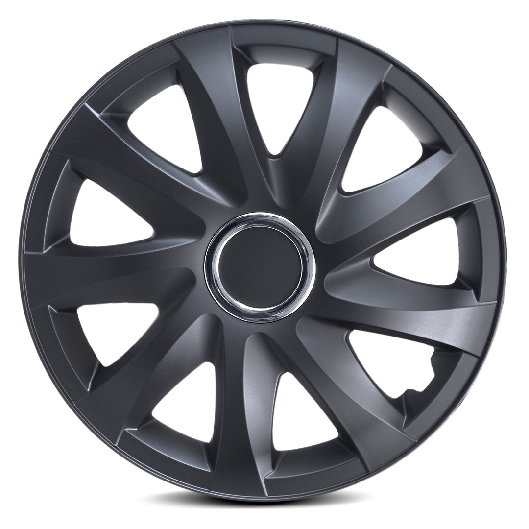 Kołpaki uniwersalne 15" NRM DRIFT black mat 4 sztuki