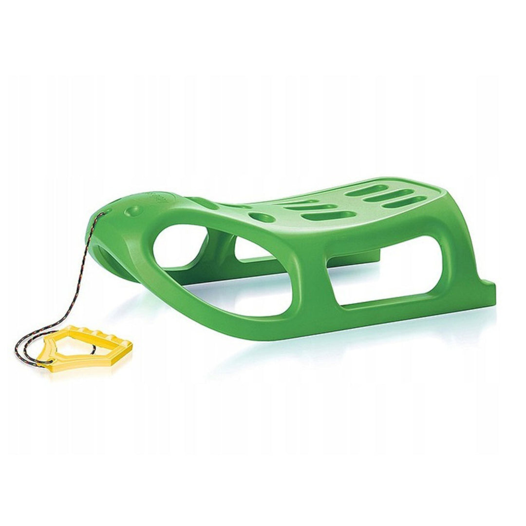 Mocne i szybkie sanki plastikowe Prosperplast Little Seal zielone