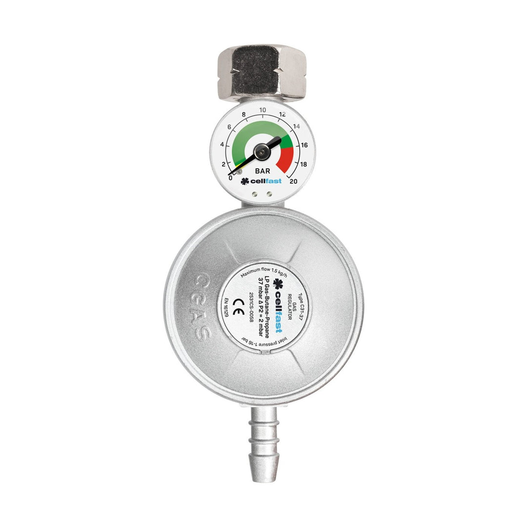 Cellfast Reduktor do gazu z manometrem LPG / Propan / Butan