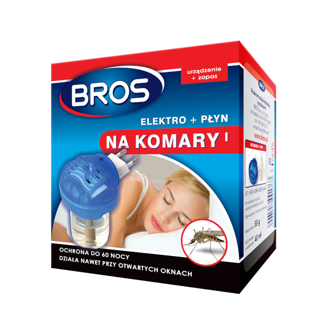 Urządzenie z płynem 60 nocy Bros Elektro na komary