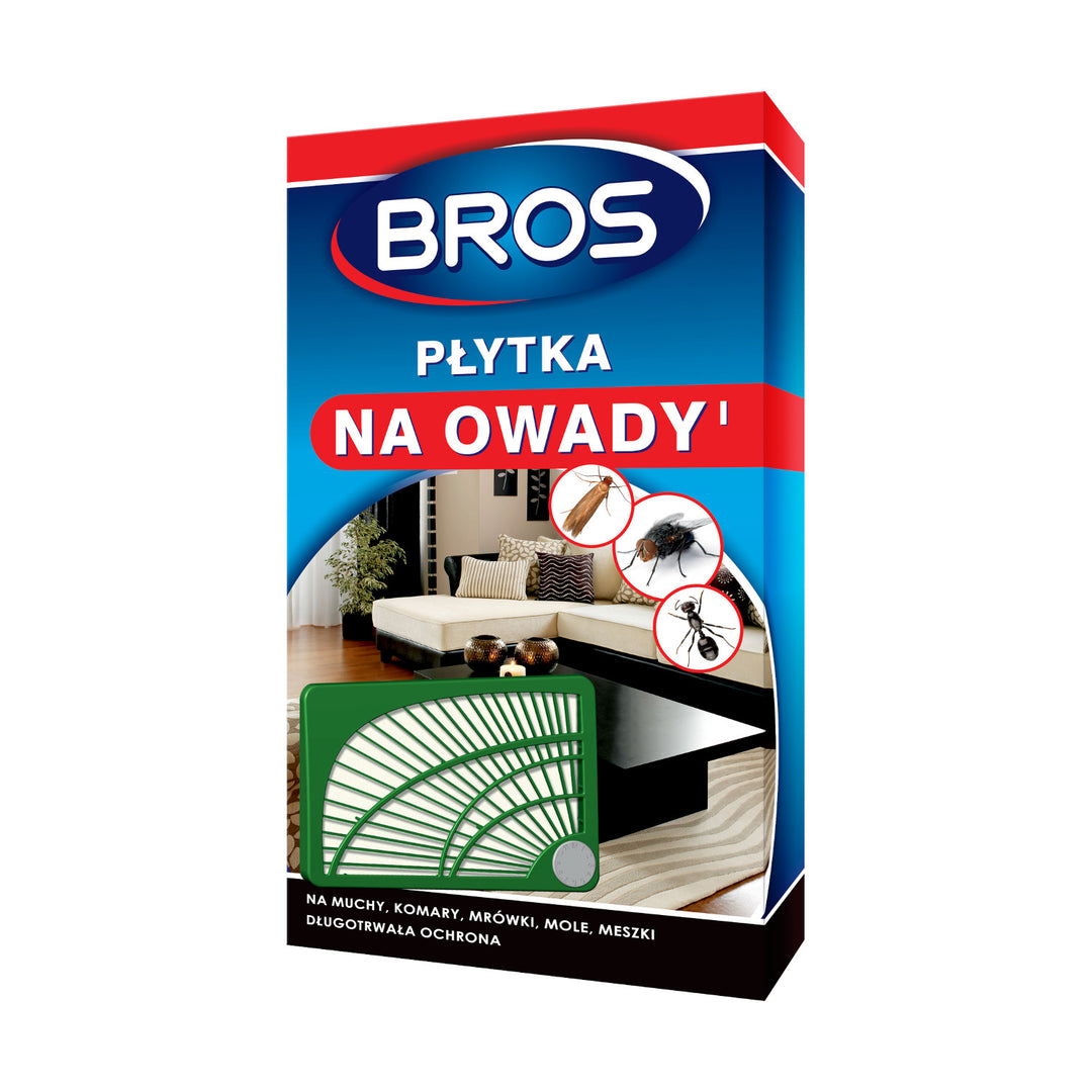 Płytka na owady Bros - zwalcza owady w pomieszczeniach