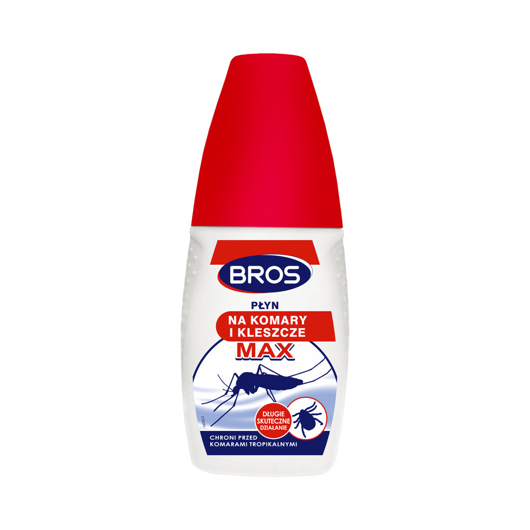 Bros płyn na komary i kleszcze Max 50ml - skutecznie odstrasza