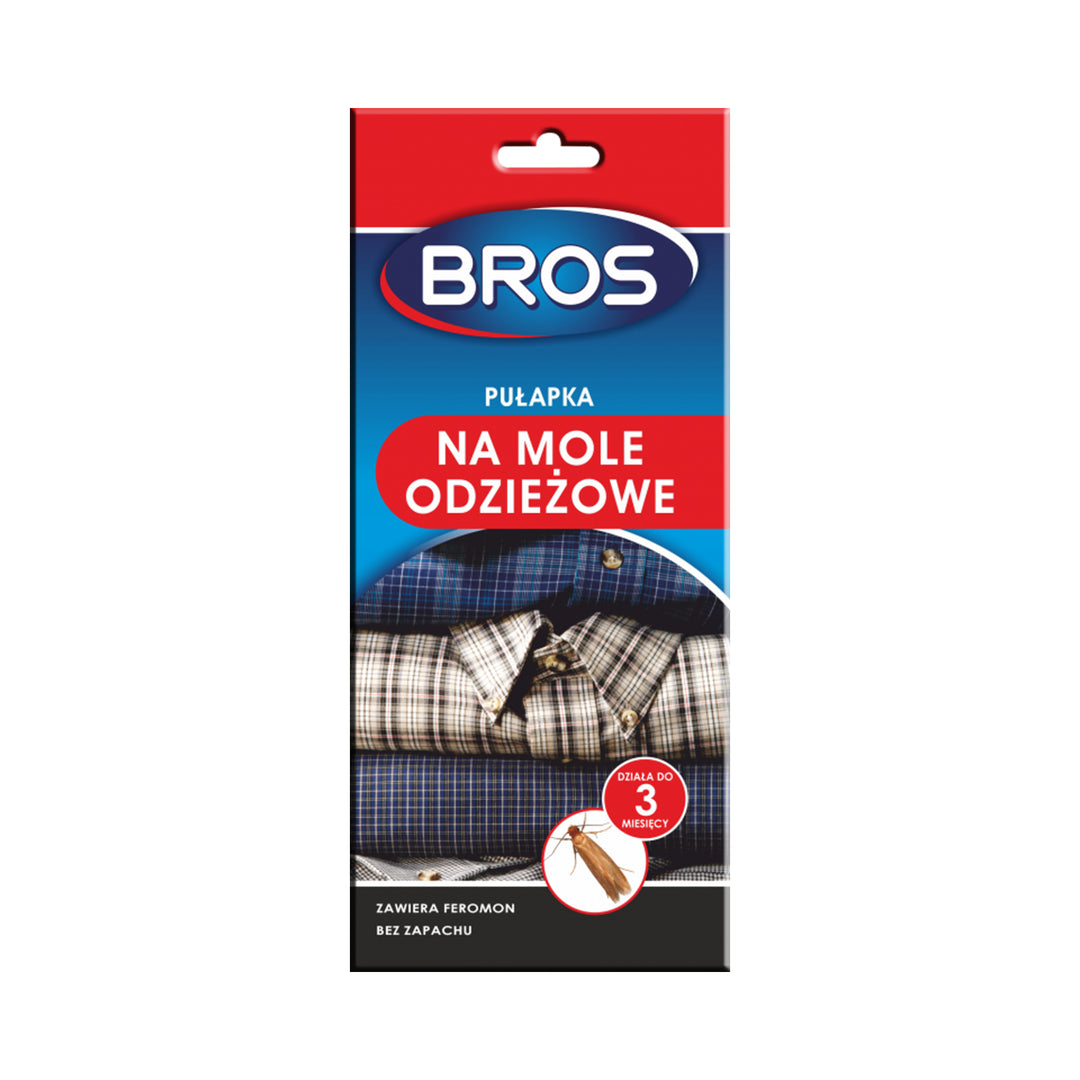 Bezwonna pułapka feromonowa na mole odzieżowe Bros