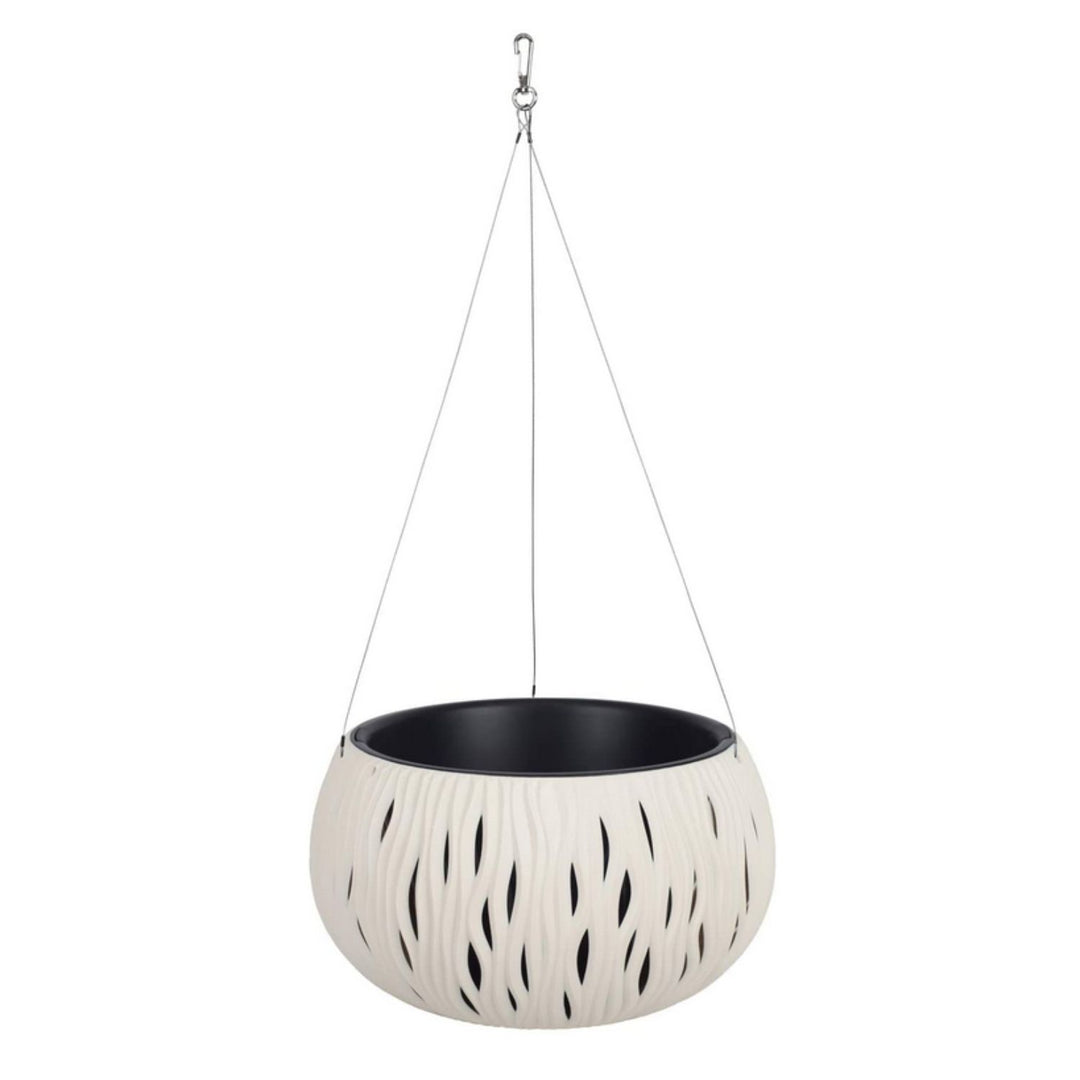 Doniczka wisząca z wkładem Sandy Bowl kremowa DSK370WS-CY728