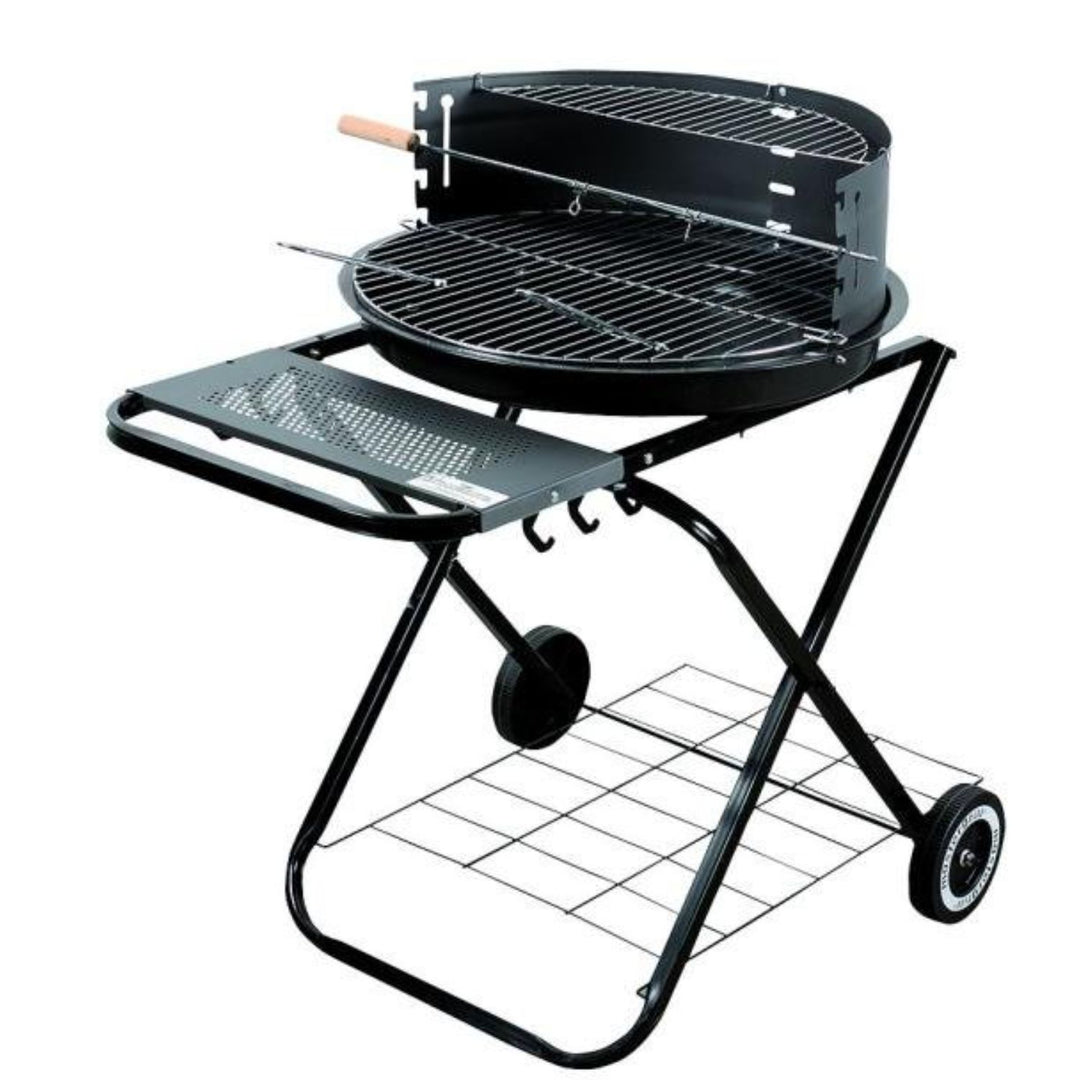 Grill okrągły składany Master śr. 54,5 cm 2 półki kółka MG925