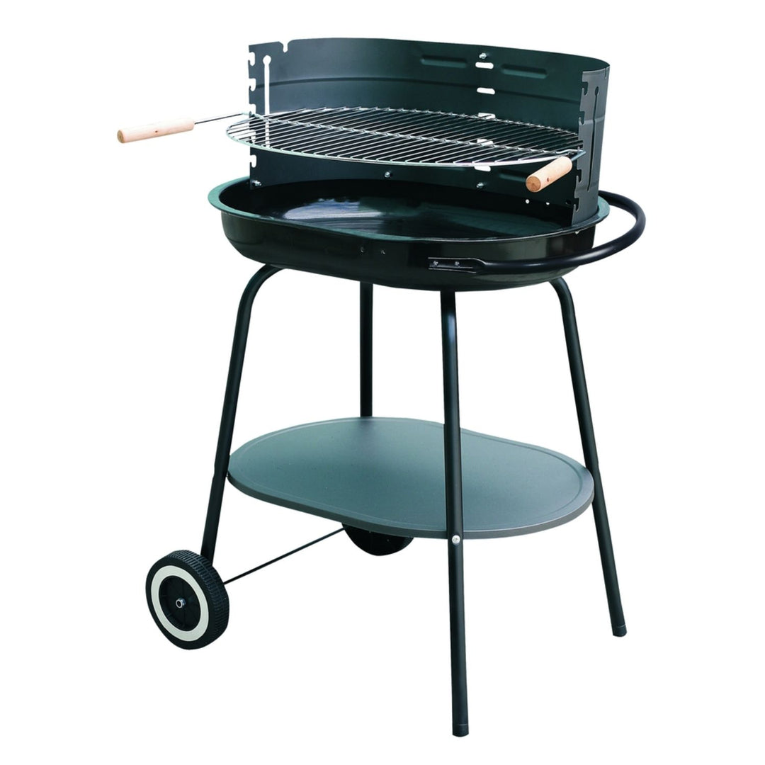 Grill węglowy Master owalny misa 60x42cm ruszt chromowany MG942