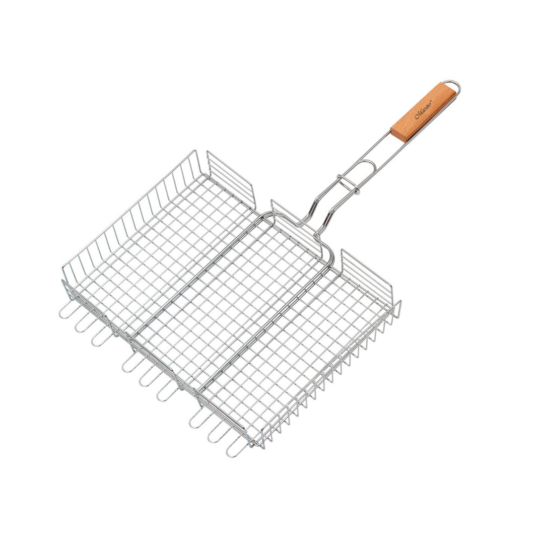 Ruszt grillowy zamykany 40x30 cm Maestro MR1003, kratka grillowa