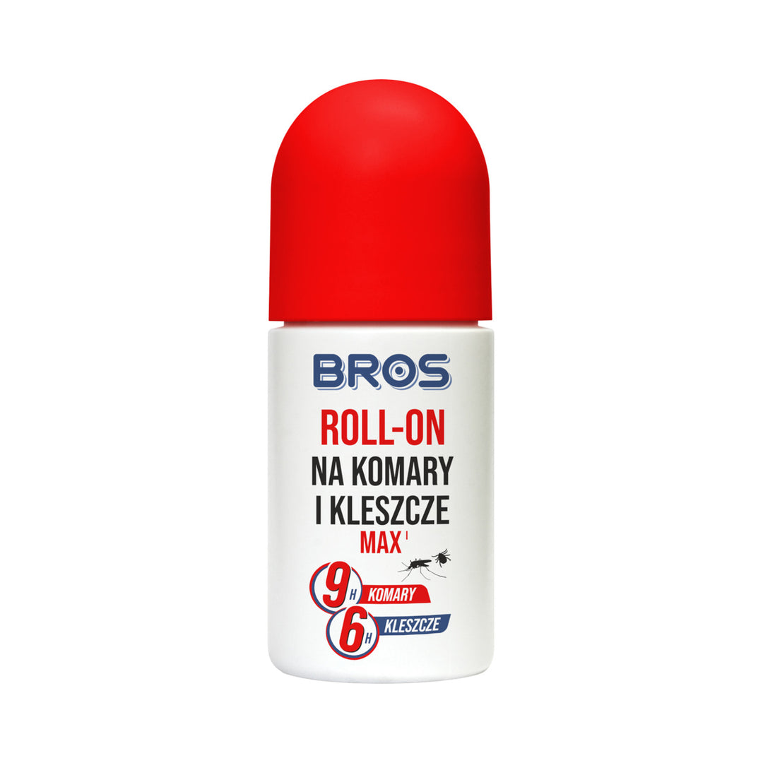 Bros roll-on max 50ml preparat na komary kleszcze meszki