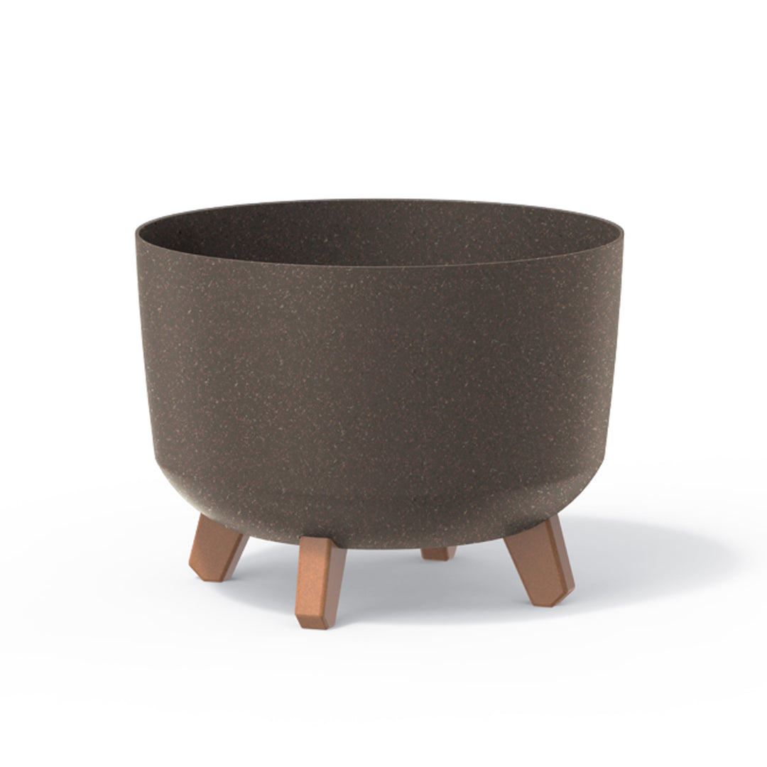 Doniczka Prosperplast Gracia ECO Wood DGRL300W-4625W - kolor kawa ECO