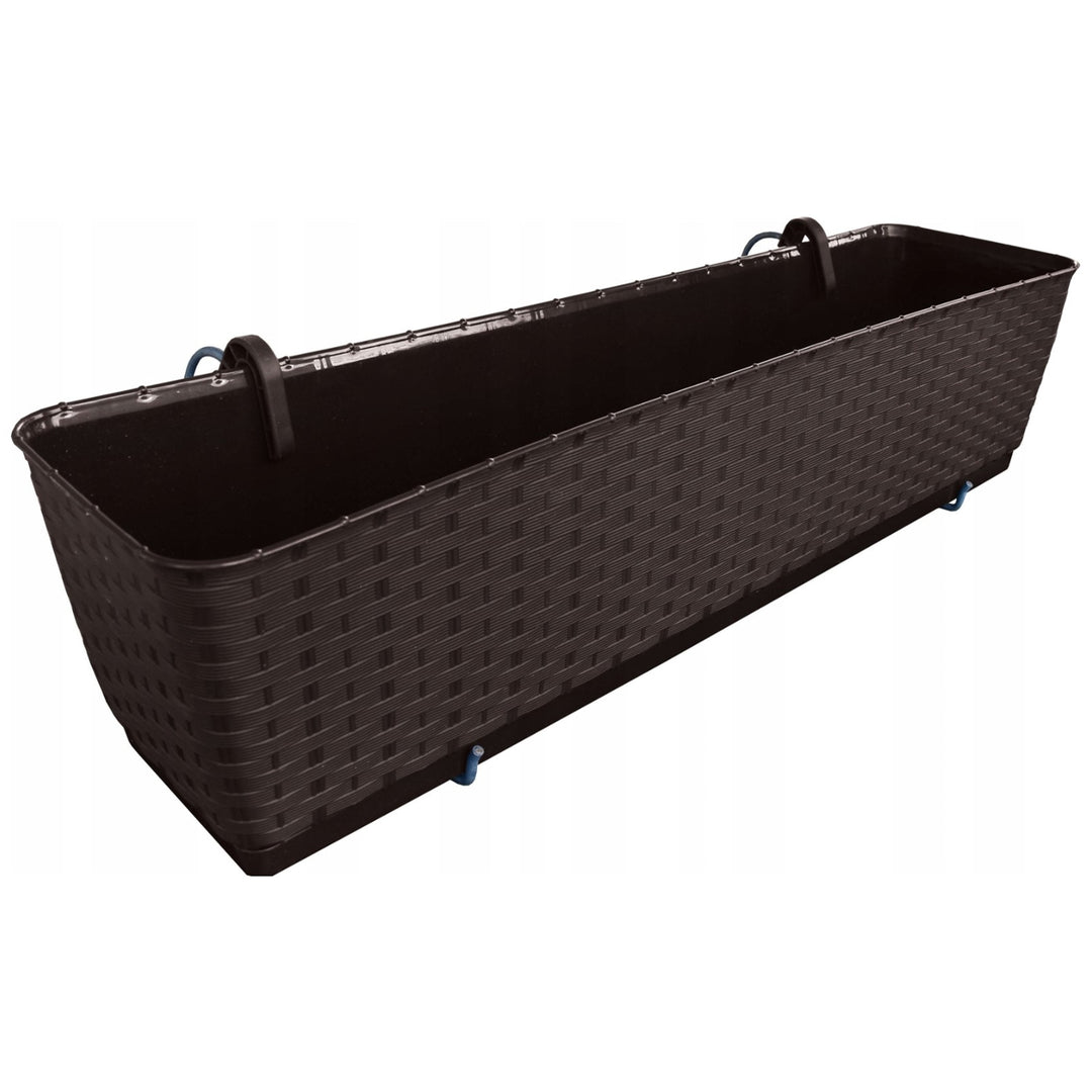 Doniczka z hakami Prosperplast Ratolla Case DRL600PW-440U umbra