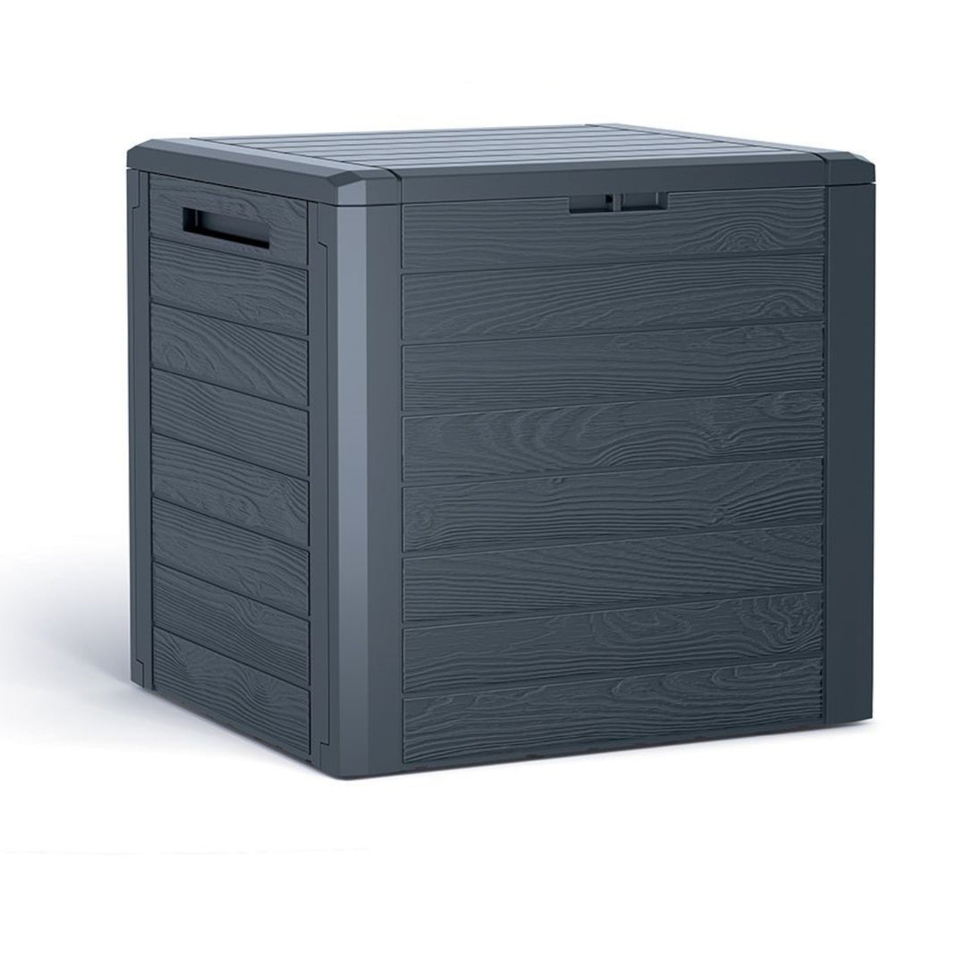 Skrzynia ogrodowa Prosperplast Woodebox 140L MBWL140-S433 - kolor antracytowy