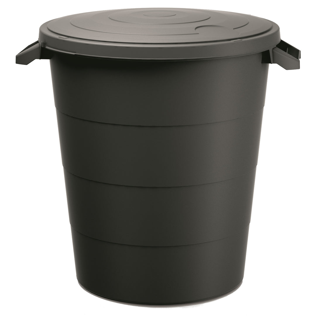 Kosz pojemnik na odpady Keden SMOOTH - czarny recykling 120 litrów