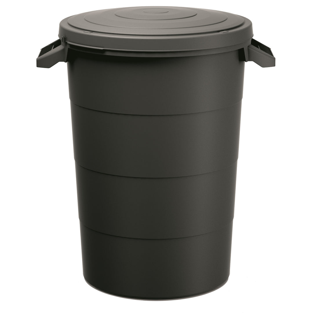 Kosz pojemnik na odpady Keden SMOOTH - czarny recykling 80 litrów