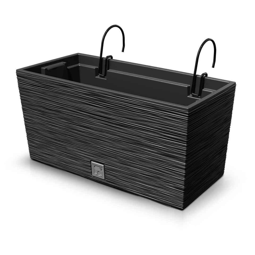 Skrzynka z wkładem i hakami Prosperplast Furu Case W DFC400W-S433 - kolor antracytowy