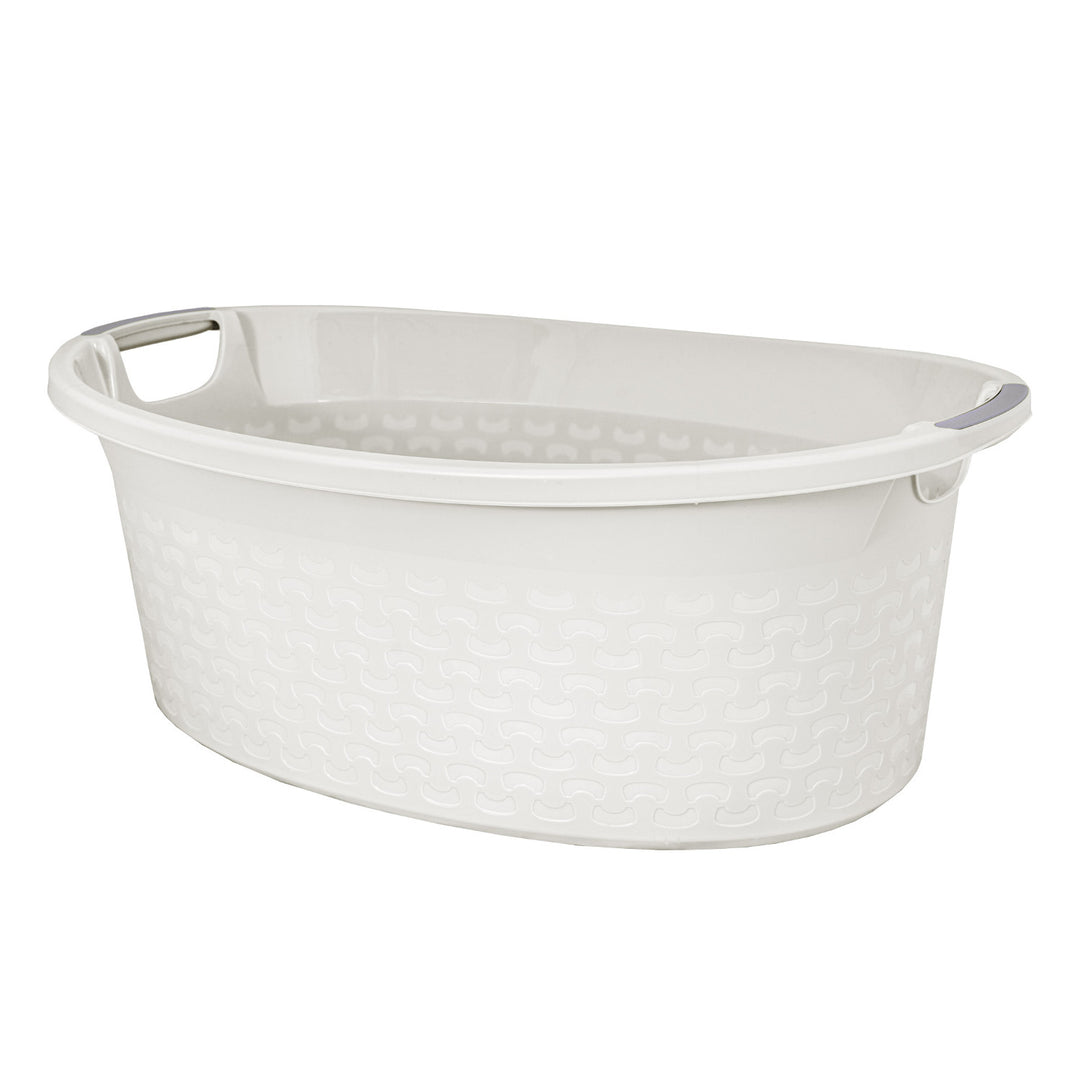 Wanna miska na pranie owalna BranQ Cotton 60l kolor biel antyczna