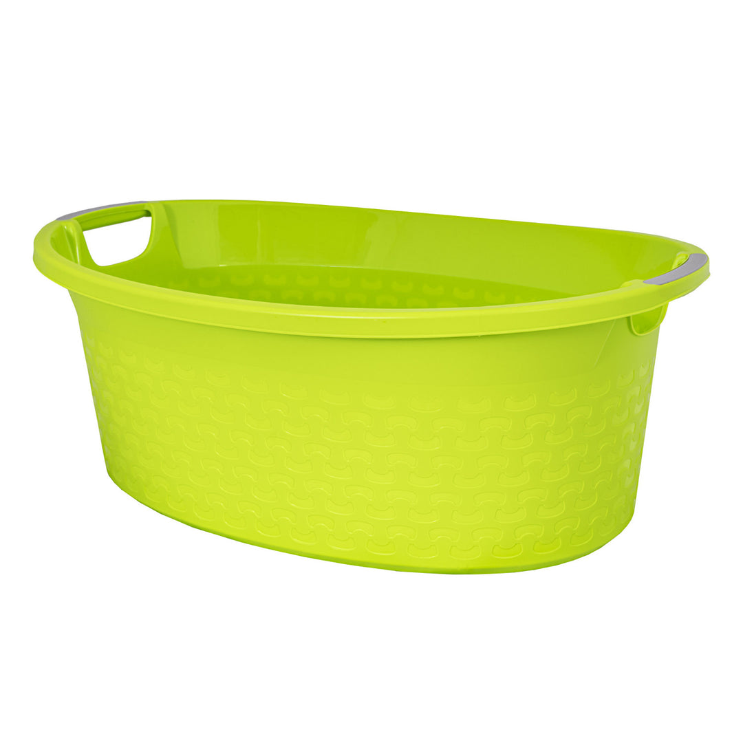 Wanna miska na pranie owalna BranQ Cotton 60l kolor zielony