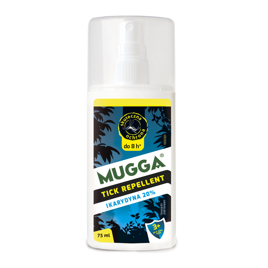 Mugga Jaico Spray 75 ml, 20% IKARYDYNA - na kleszcze i komary