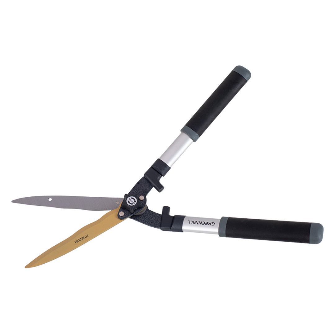 Nożyce do żywopłotów Greenmill, ostrze faliste, stal hartowana, 23 cm, UP0085T
