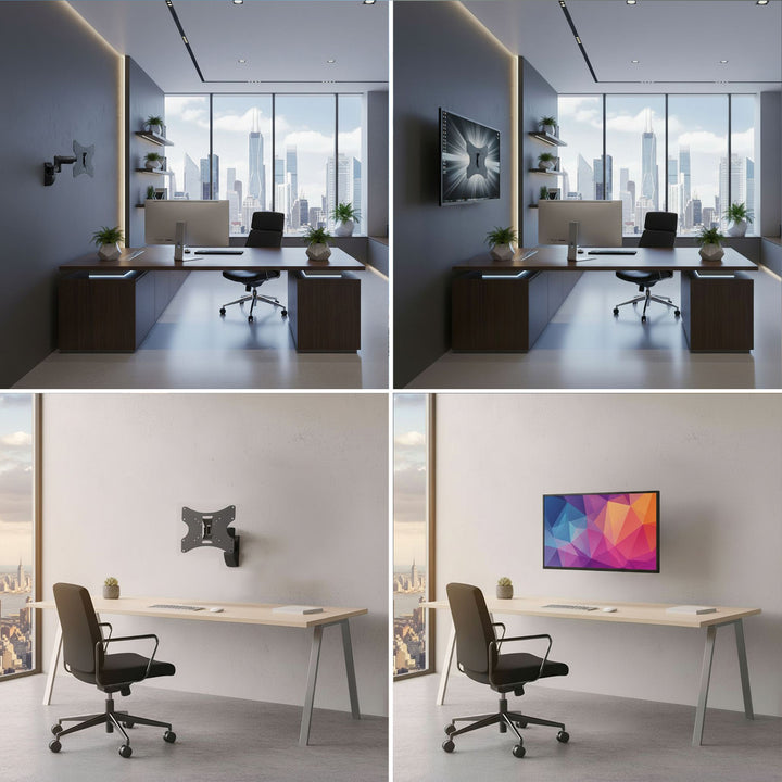 Uchwyt do telewizora lub monitora Maclean, uniwersalny, max vesa 200x200, 13-42", 30 kg, czarny, MC-503A B