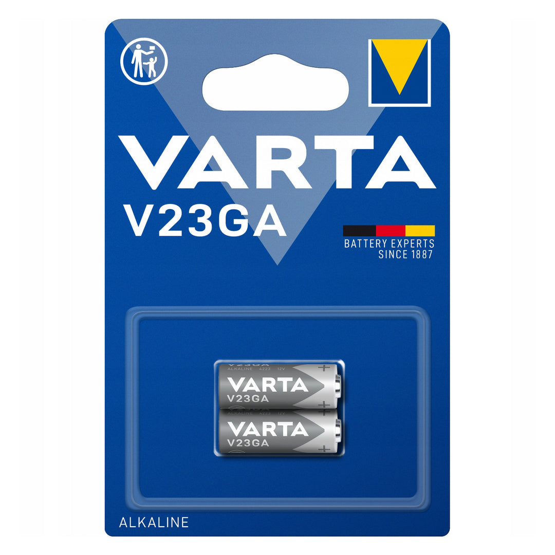 Bateria alkaliczna 12V Barta V23GA 23A do pilotów i alarmów - 2 sztuki