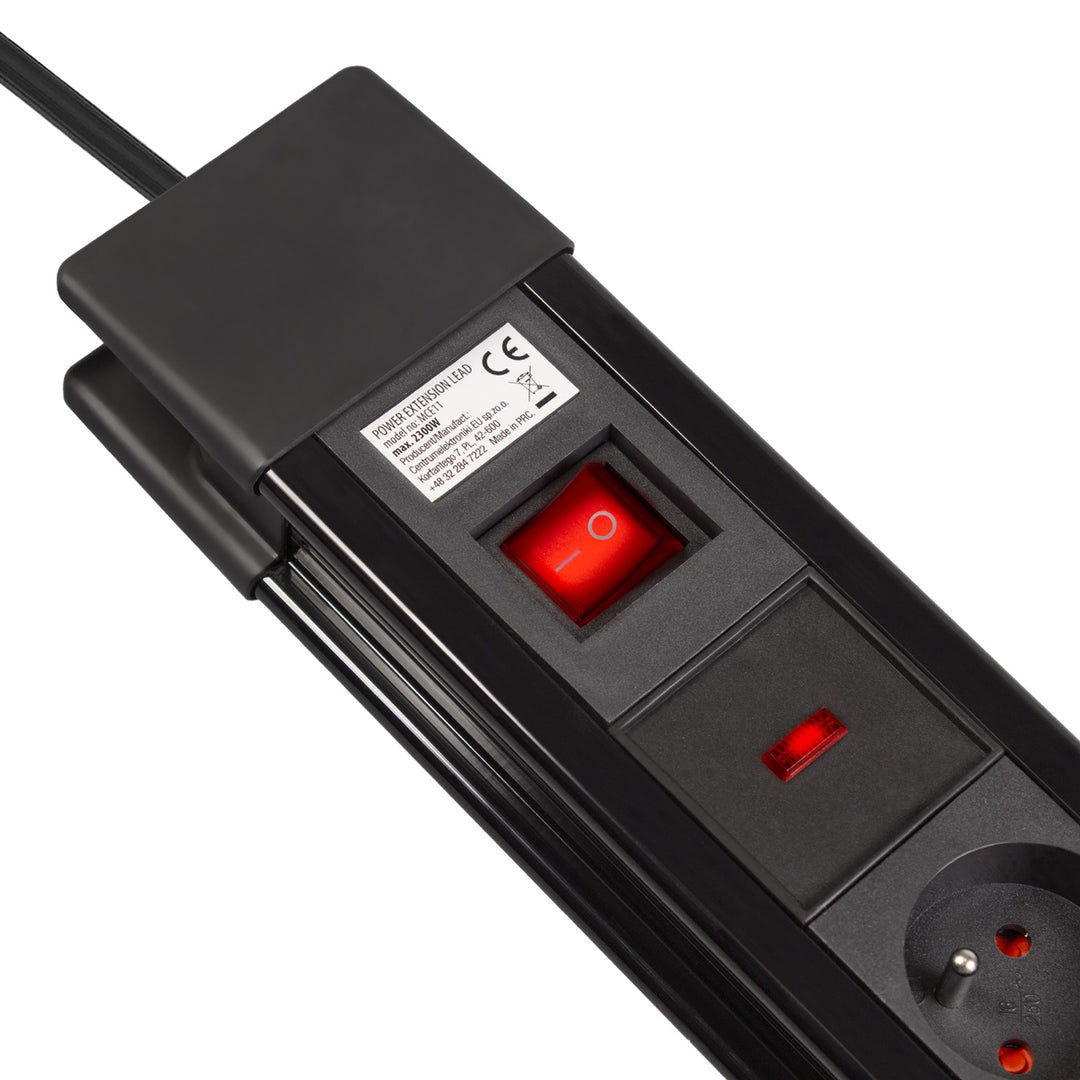 Listwa zasilająca 8 gniazd podświetlany włącznik ochrona dla dzieci