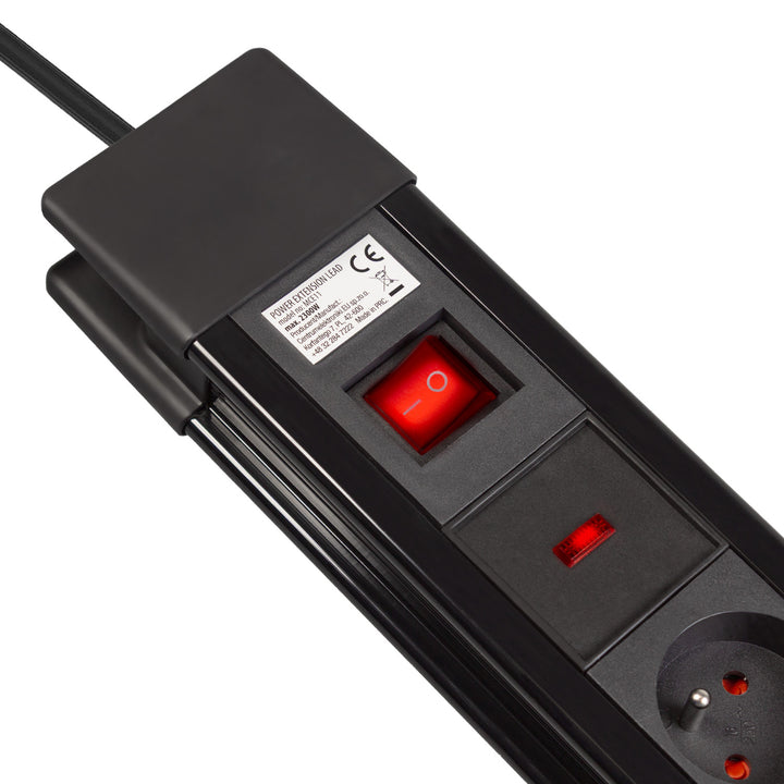 Listwa zasilająca 8 gniazd podświetlany włącznik ochrona dla dzieci