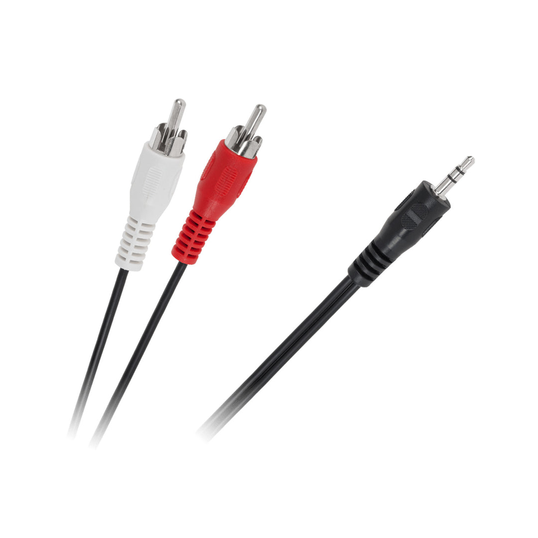 Kabel przewód mini jack 3,5 mm do 2x RCA 1,5 m KPO2747-1,5