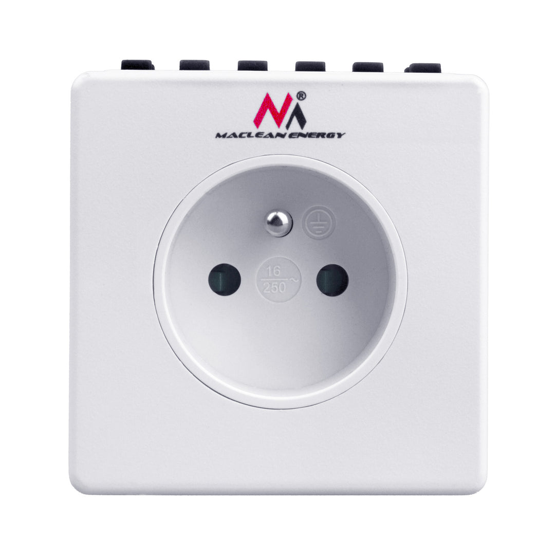 Timer cyfrowy, funkcja random, czasomierz, 10 programów, max 156 programów, typ E, 3600W, Maclean MCE30