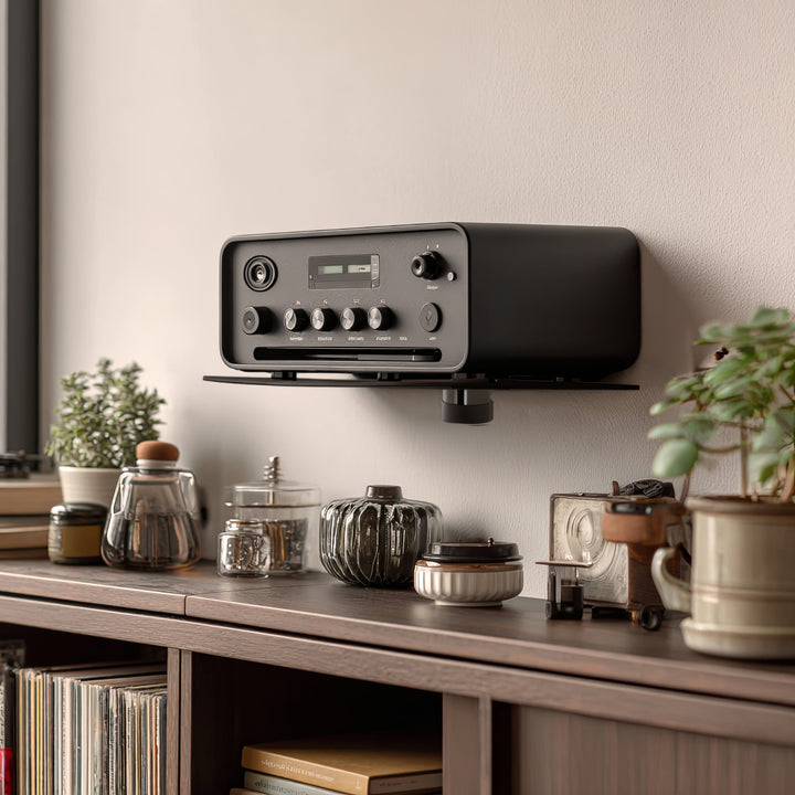 Uchwyt półka do DVD Maclean, pojedyncza, 8kg, MC-663