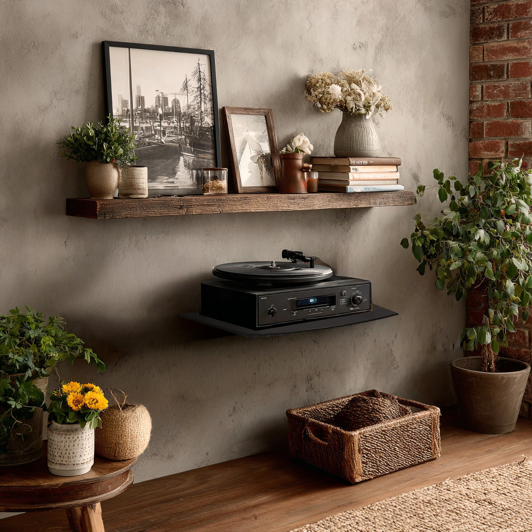 Uchwyt półka do DVD Maclean, pojedyncza, 8kg, MC-663