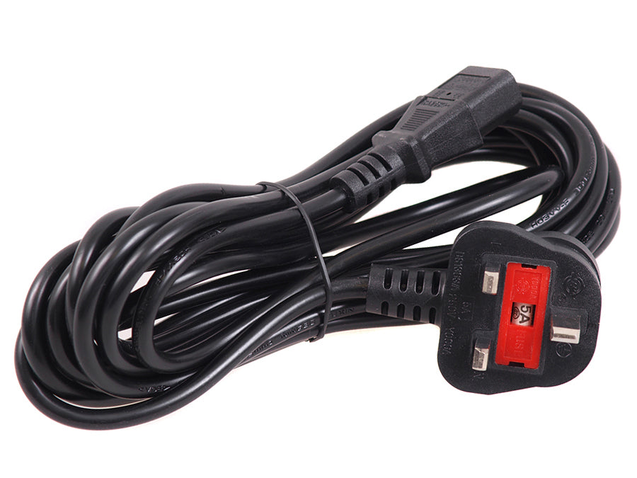 3-pinowy kabel zasilający 5M Wtyk Maclean MCTV-808 (UWAGA: wtyczka angielska)
