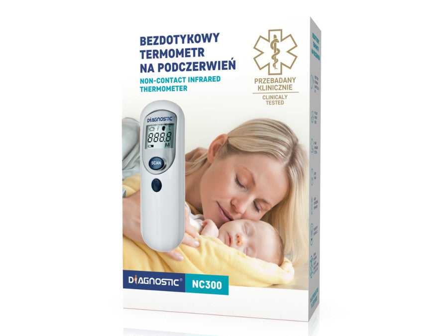 Termometr bezdotykowy Diagnostic NC300 z alarmem gorączki