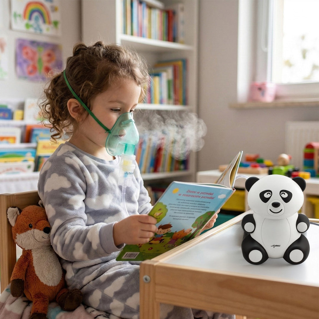 Profesjonalny inhalator medyczny dla dzieci Panda Promedix PR-812
