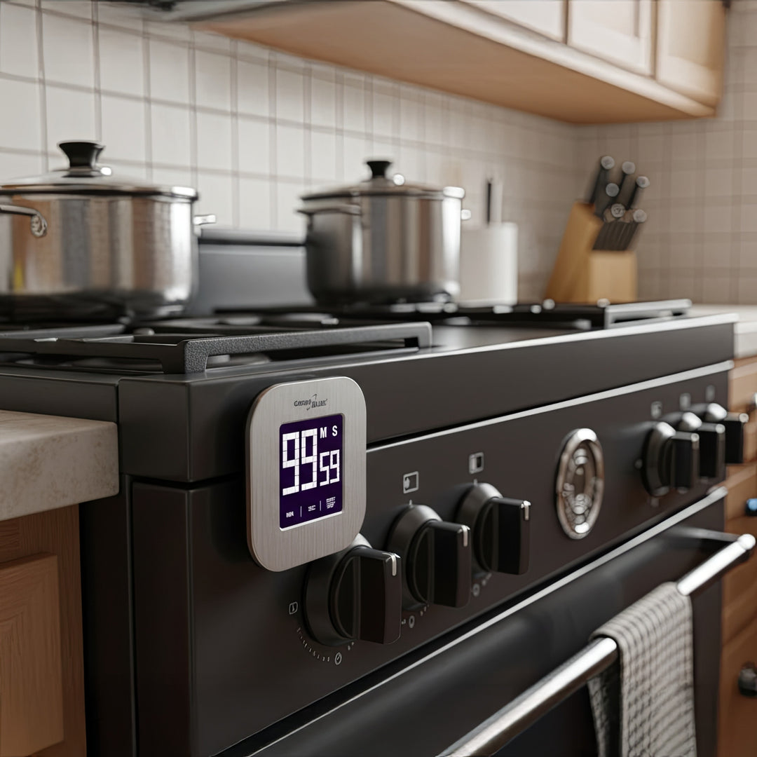 Cyfrowy timer, stoper, minutnik GreenBlue, magnetyczny z dotykowym ekranem, GB524