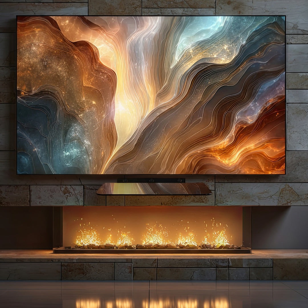 Półka pod DVD Maclean, pojedyncza, max. 10kg, szklana, MC-738