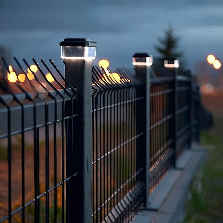 Lampa solarna LED na słupek GreenBlue, 60x40mm, daszek kopertowy, GB125