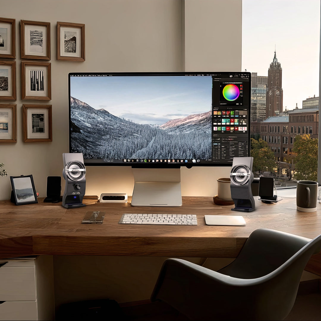 Głośniki komputerowe 6W Audiocore, USB, black, AC805