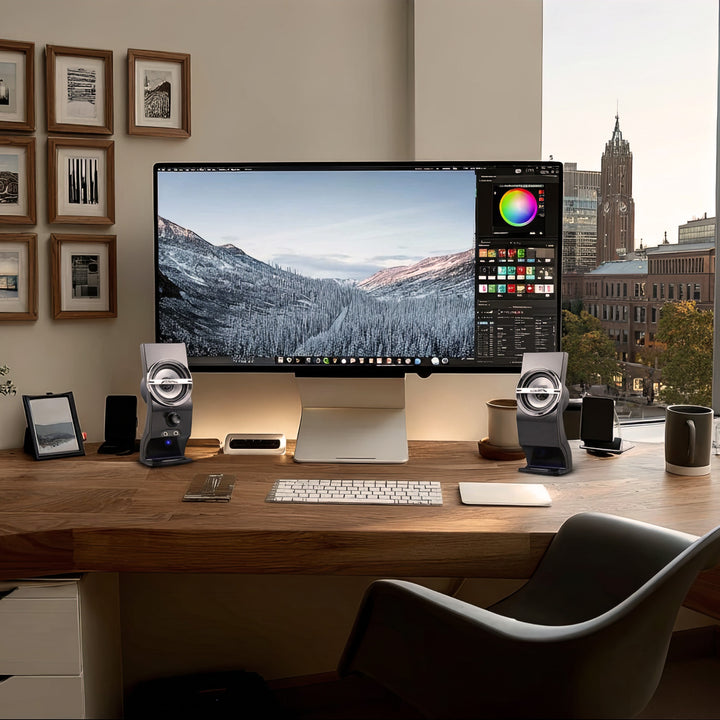 Głośniki komputerowe 6W Audiocore, USB, black, AC805